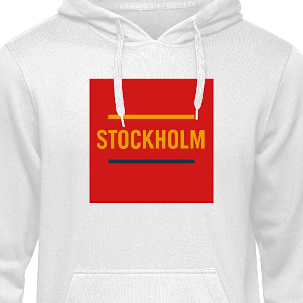 Huppari Aikuisille | Mukava Huppari Tukholma - Jääkiekko valkoinen XL