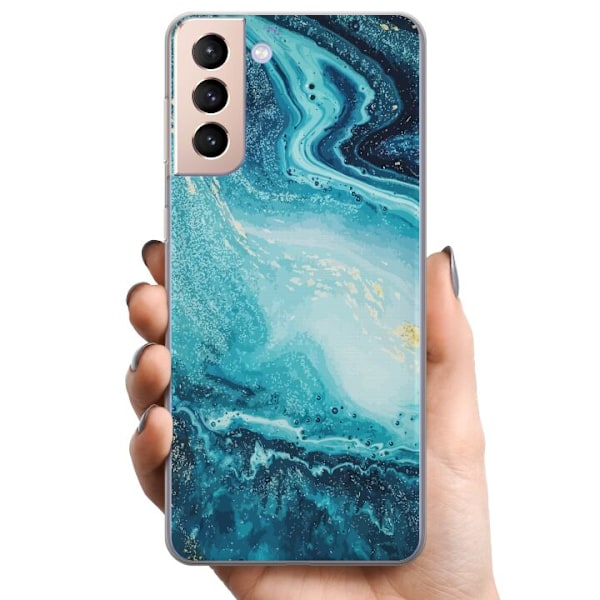 Samsung Galaxy S21+ 5G TPU Mobilskal Marmor Marble