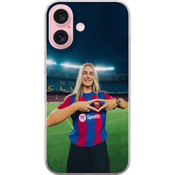 Apple iPhone 16 Gjennomsiktig deksel Alexia Putellas (FC Barce