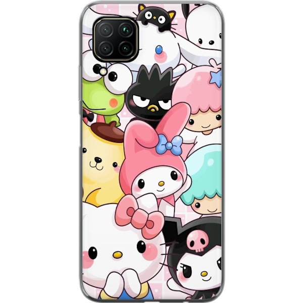 Huawei P40 lite Läpinäkyvä kuori Kawaii Sanrio Crew