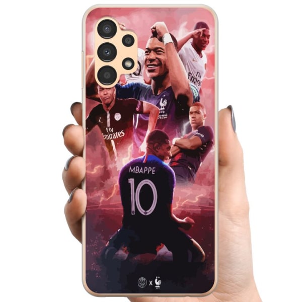 Samsung Galaxy A13 TPU Matkapuhelimen kuori Kylian Mbappé