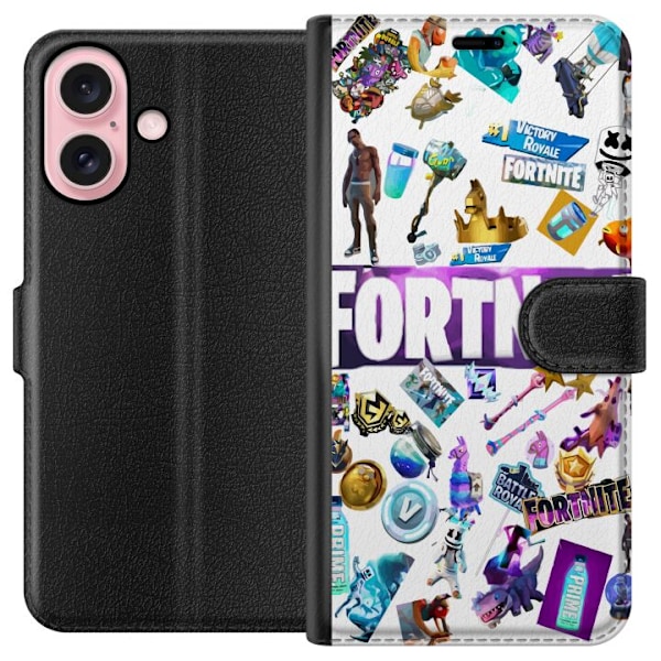 Apple iPhone 16 Tegnebogsetui Fortnite