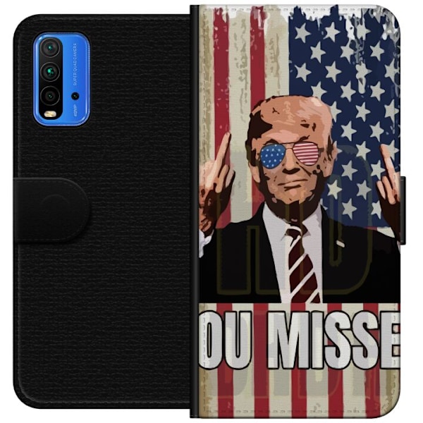 Xiaomi Redmi Note 9 4G Tegnebogsetui Trump