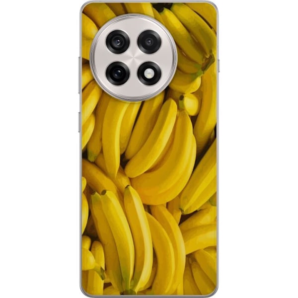 OnePlus 13R Genomskinligt Skal Banana Pattern – lekfullt mö
