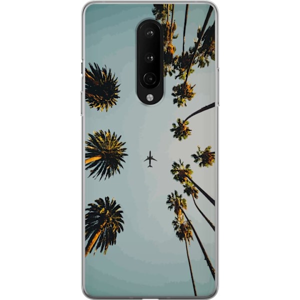 OnePlus 8 Genomskinligt Skal Sommar, flygplan