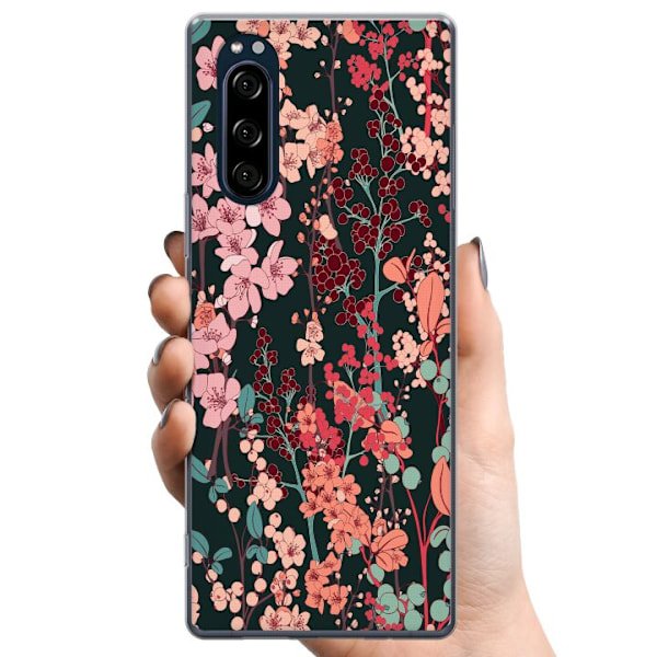 Sony Xperia 5 TPU Mobilcover Urteagtig Retro