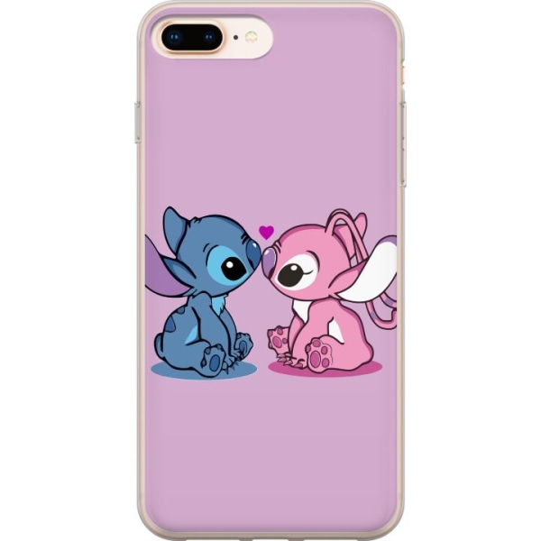 Apple iPhone 7 Plus Cover / Mobilcover - Lilo og Stitch