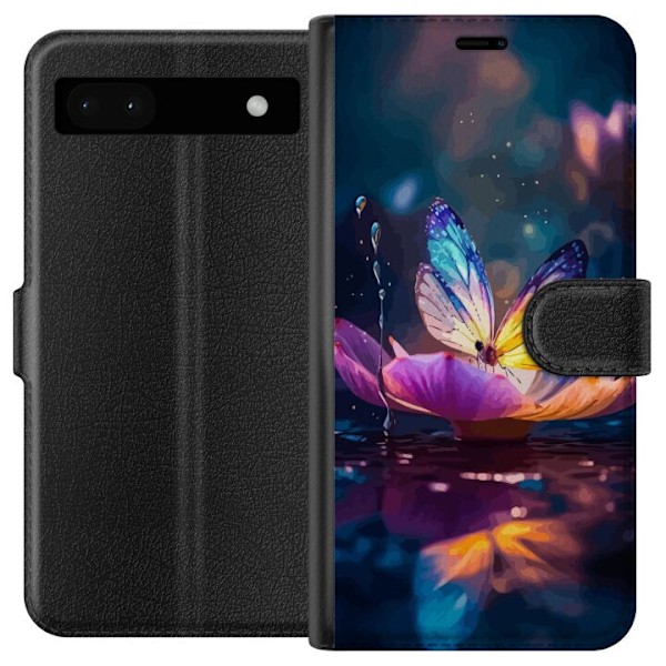 Google Pixel 6a Lommeboketui Butterfly