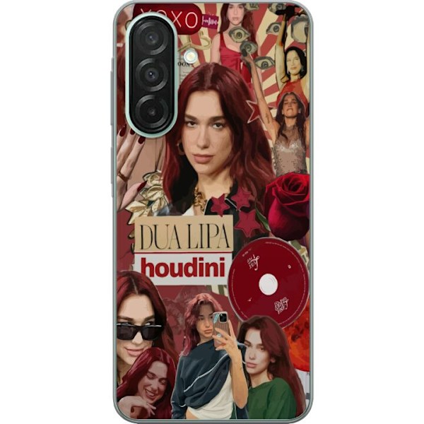 Samsung Galaxy A26 Gjennomsiktig deksel Dua Lipa – Fashion &