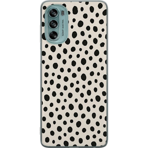 Motorola Moto G62 5G Genomskinligt Skal Dot Dance