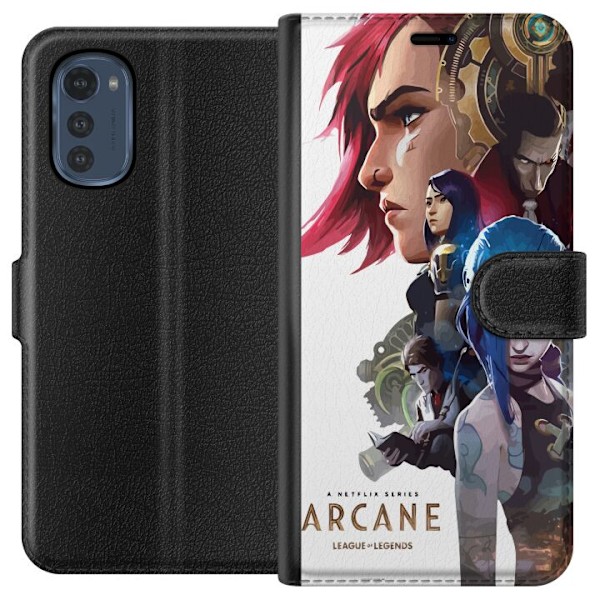 Motorola Moto E32s Plånboksfodral Arcane, League of Legends