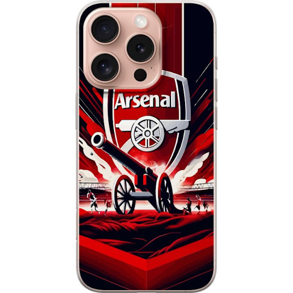 Apple iPhone 16 Pro Läpinäkyvä kuori Arsenal