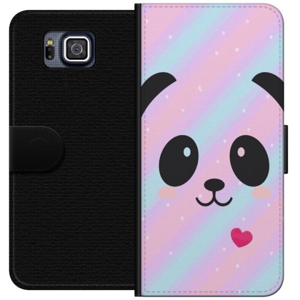 Samsung Galaxy Alpha Lompakkokotelo Sateenkaari Panda