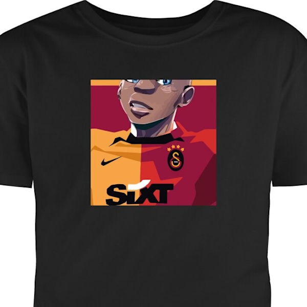 T-shirt til Voksen | Klassisk Voksen T-shirt Victor Osimhen sort XXL