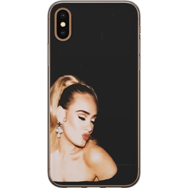 Apple iPhone XS Läpinäkyvä kuori Adele