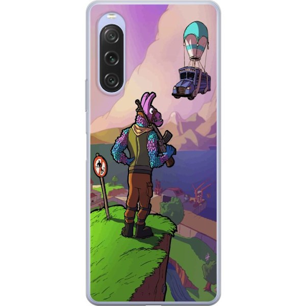 Sony Xperia 10 V Läpinäkyvä kuori Fortnite