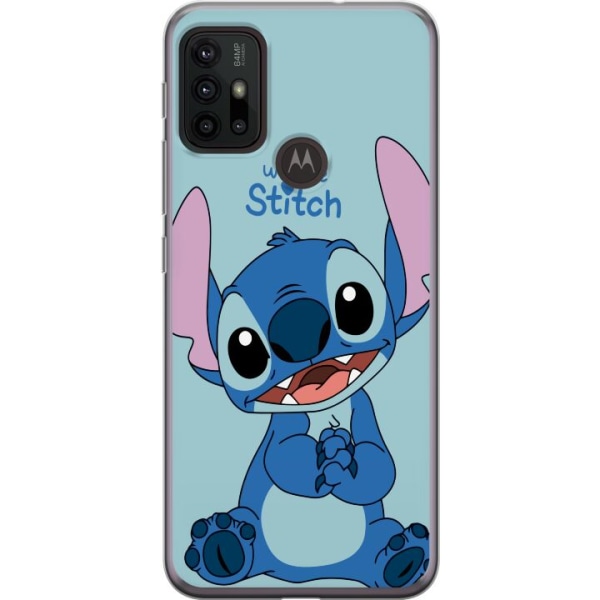 Motorola Moto G30 Genomskinligt Skal Älska Stitch