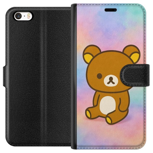 Apple iPhone SE (2016) Tegnebogsetui Kawaii Sanrio Rilakkuma