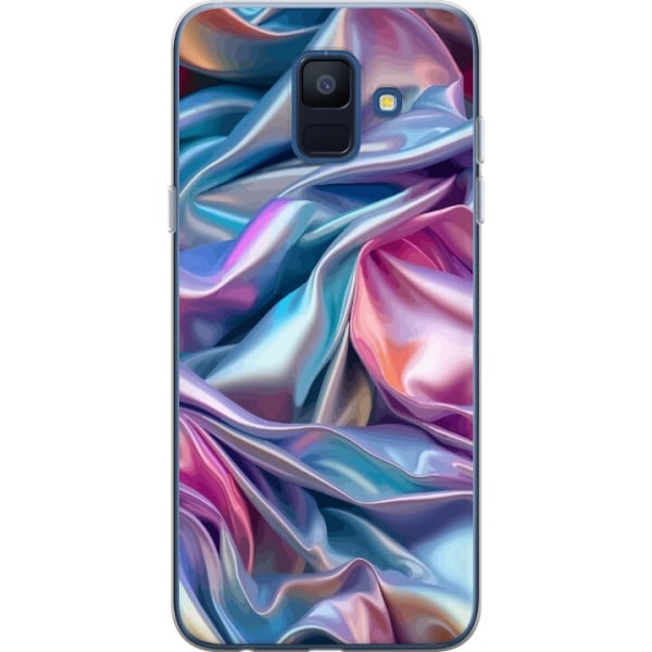 Samsung Galaxy A6 (2018) Genomskinligt Skal Skimrande silke