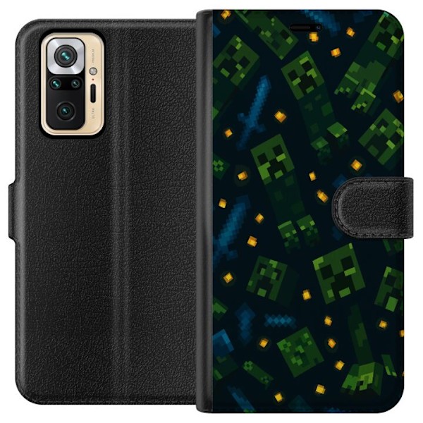 Xiaomi Redmi Note 10 Pro Tegnebogsetui Minecraft Dungeons Mob