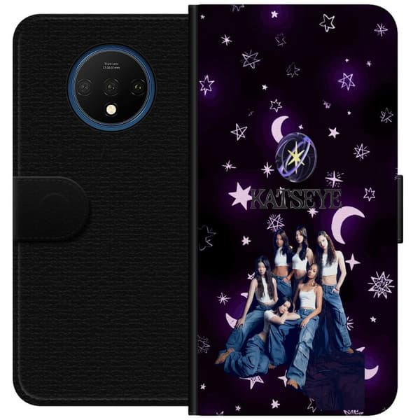 Kompatibelt Lommeboketui til OnePlus 7T KATSEYE lila