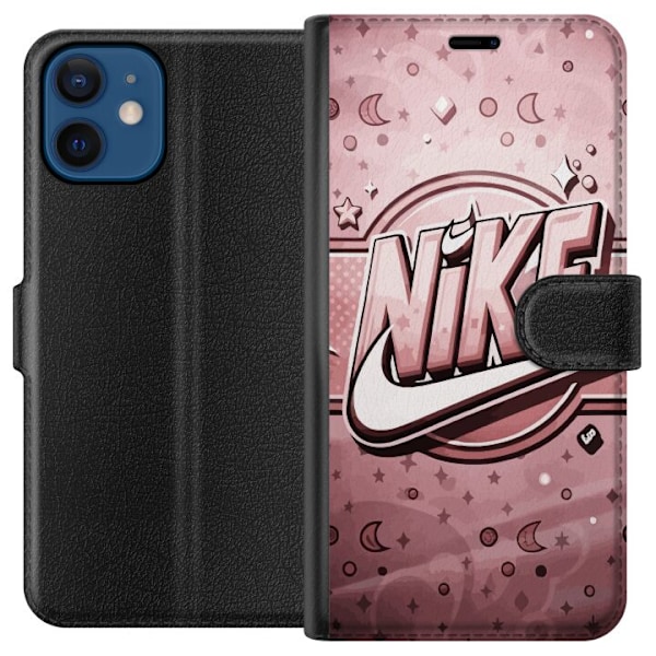 Apple iPhone 12  Lommeboketui Nike Rosa