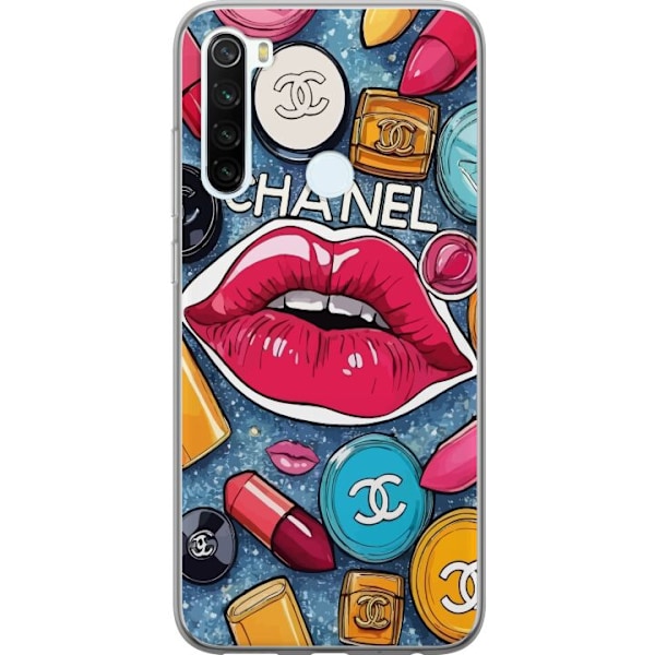 Xiaomi Redmi Note 8 Läpinäkyvä kuori Chanel Lips