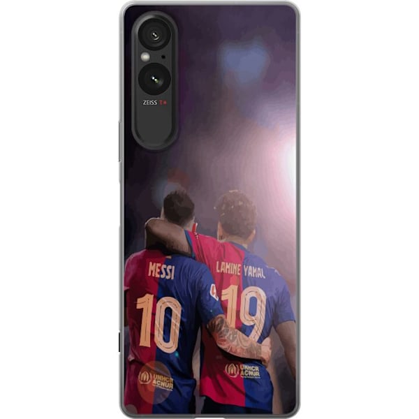 Sony Xperia 5 V Läpinäkyvä kuori Lamine Yamal VS Messi