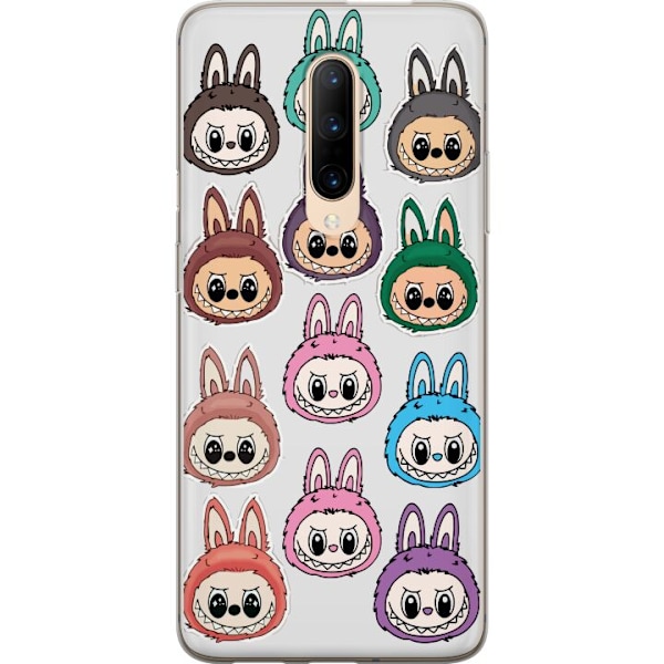OnePlus 7 Pro Läpinäkyvä kuori Labubu Macaron Monster - Sö