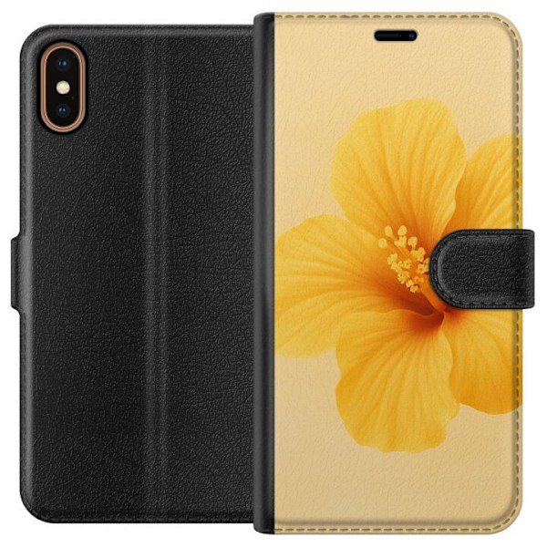 Apple iPhone XS Lompakkokotelo Lemon Zing