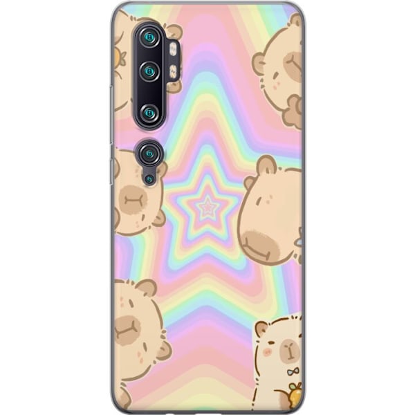 Xiaomi Mi Note 10 Pro Läpinäkyvä kuori Kawaii Capybara Gala