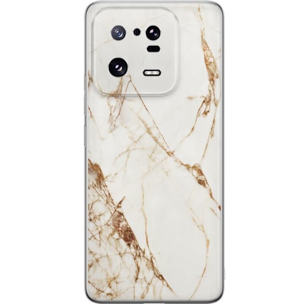 Xiaomi 13 Pro Gjennomsiktig deksel Hvit marmor