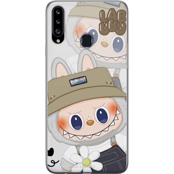 Samsung Galaxy A20s Läpinäkyvä kuori Labubu Minimal Mood -