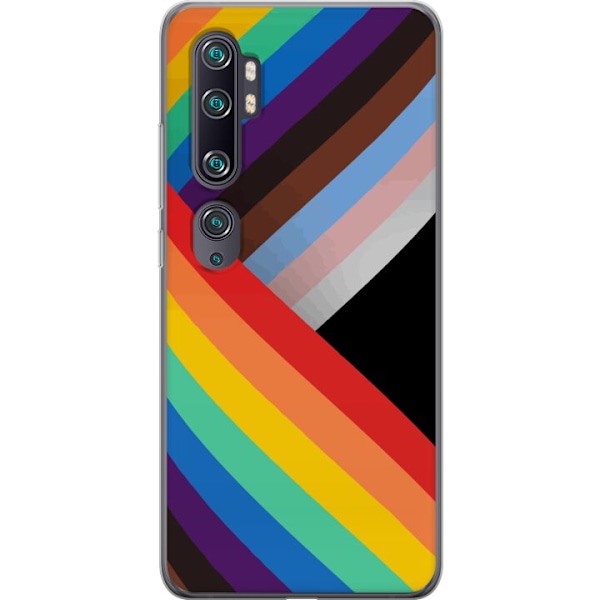 Xiaomi Mi Note 10 Läpinäkyvä kuori Apple Pride