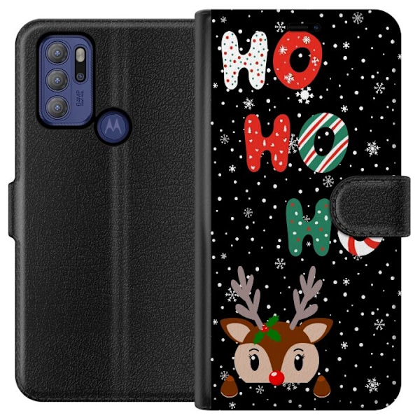 Motorola Moto G60S Tegnebogsetui HO HO HO