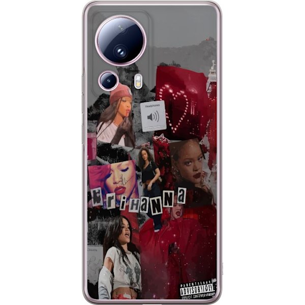 Xiaomi 13 Lite Gjennomsiktig deksel Rihanna – Iconic Fashion