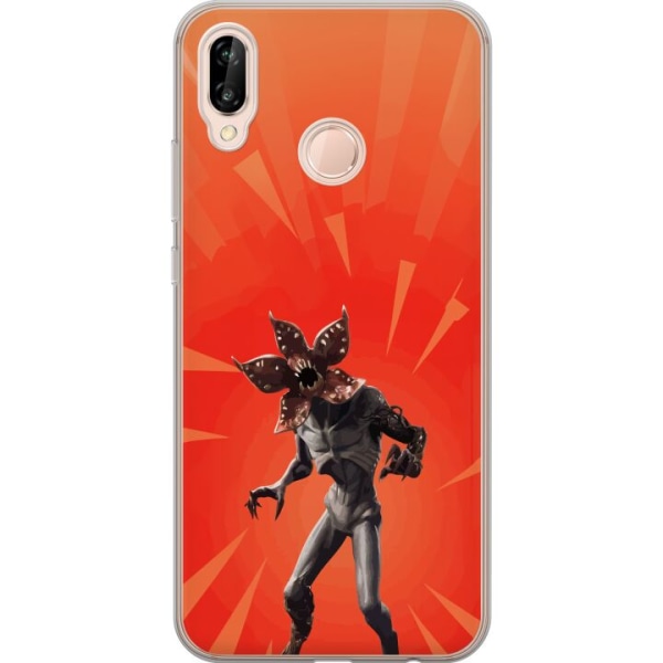 Huawei P20 lite Läpinäkyvä kuori Fortnite - Demogorgon