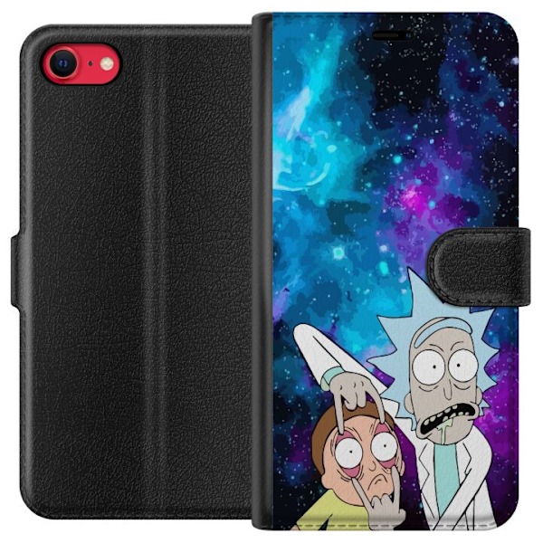 Apple iPhone 7 Tegnebogsetui Rick og Morty