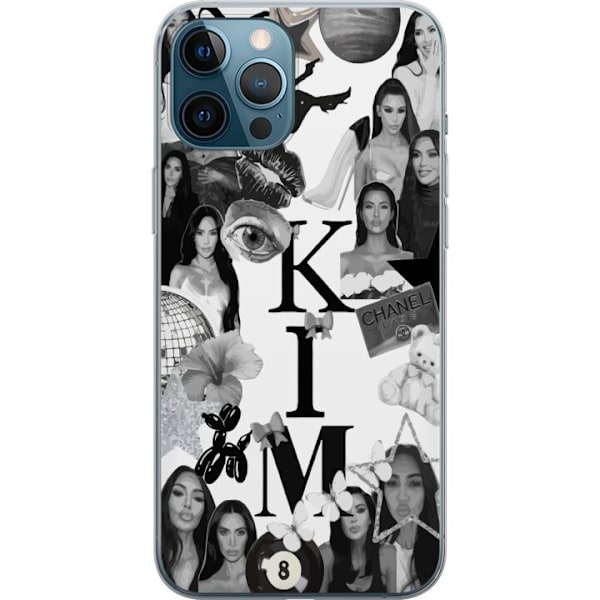 Apple iPhone 12 Pro Max Läpinäkyvä kuori Kim Kardashian – Aesthetic Look 2025
