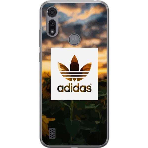 Motorola Moto E6i Genomskinligt Skal Adidas