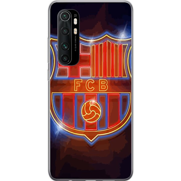 Xiaomi Mi Note 10 Lite Gennemsigtig cover FC Barcelona