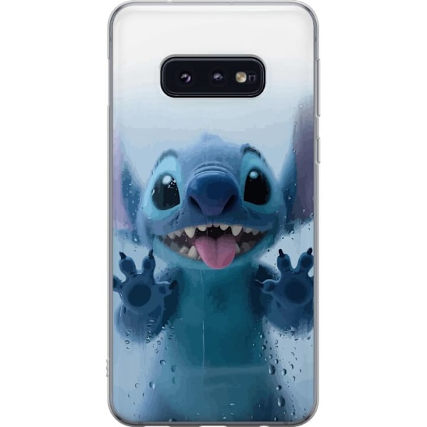 Samsung Galaxy S10e Genomskinligt Skal Stitch Window View – Stitch vid ett fönster i söt stil