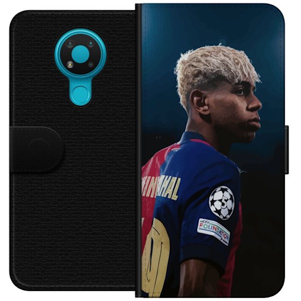 Nokia 3.4 Tegnebogsetui Lamine Yamal - Barcelonas Wunderkind i