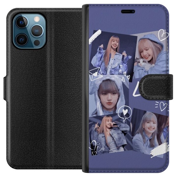 Apple iPhone 12 Pro Max Tegnebogsetui Lisa Blackpink – Aesthetic K-pop Queen