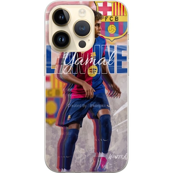 Apple iPhone 15 Pro Läpinäkyvä kuori Lamine Yamal FCB