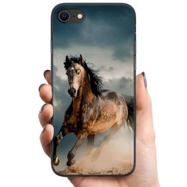 Kompatibelt Mobildeksel til Apple iPhone 8 Hest