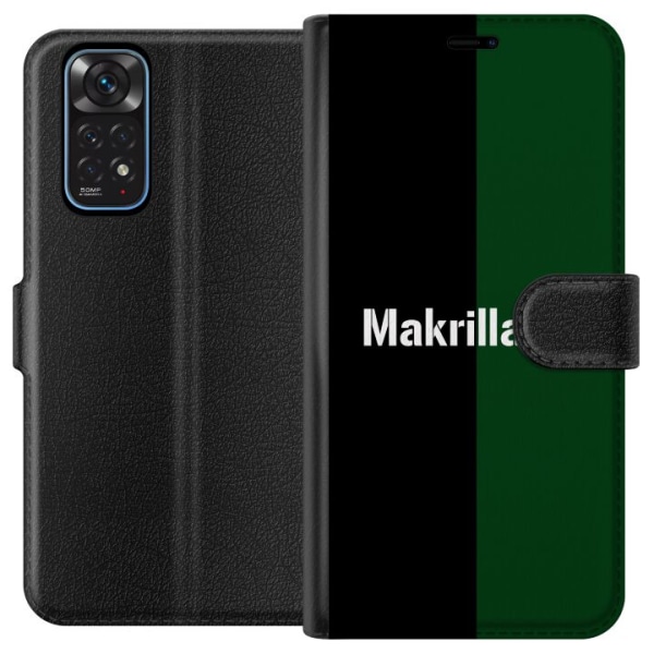 Xiaomi Redmi Note 11 Plånboksfodral Makrillarna Fotboll