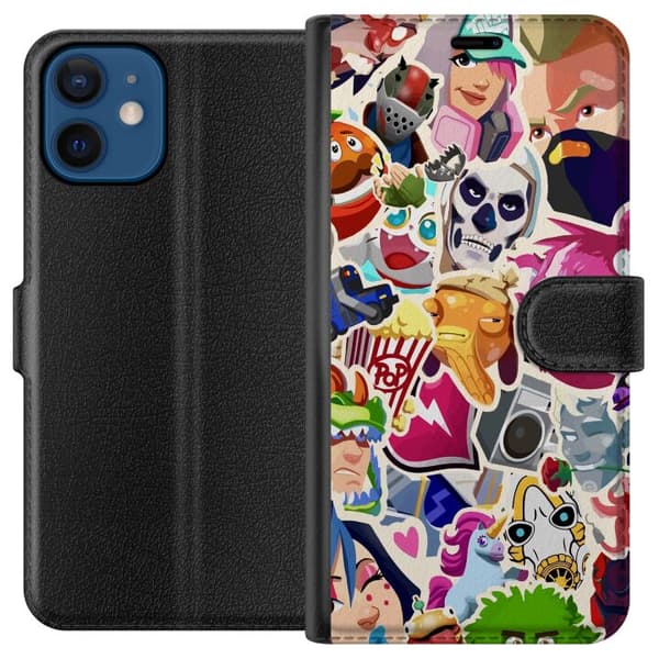 Kompatibelt Plånboksfodral till Apple iPhone 12 mini Fortnite
