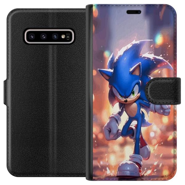 Kompatibelt Lommeboketui til Samsung Galaxy S10+ Sonic