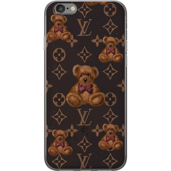 Apple iPhone 6 Läpinäkyvä kuori Louis Vuitton Teddykarhu Kuvio Ylellinen Muotisuunnittelu Suosittu Motiivi Muoti-Trendi Ylelliset Asusteet